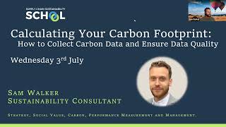 Collecting data for the Carbon Calculator
