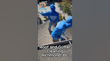 Moss On The Roof? Clogged Gutter? No Problem! #roofcleaning #roofing #guttermaintenance #mossremoval