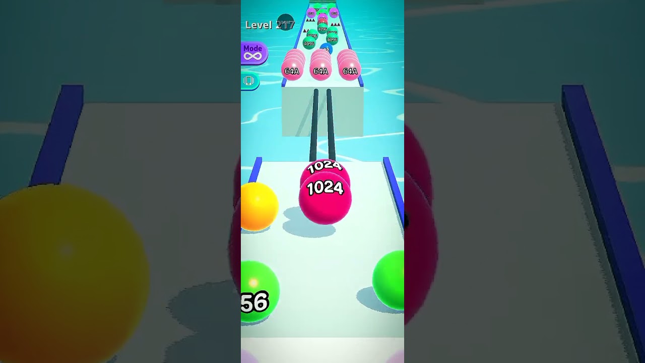 Ball Run 2048 - Gameplay Walkthrough Part 1 Tutorial Levels 197-228 (vivo, Android)  ​