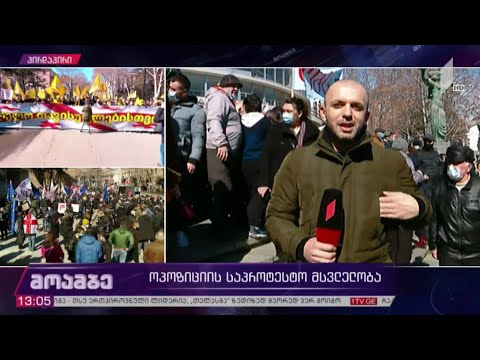 ოპოზიციის საპროტესტო მსვლელობა