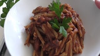 Pennette Al Sugo Di Polpi - Penne In Octopus Sauce Pennette Al Sugo Di Polpi - Penne In Octopus Sauce