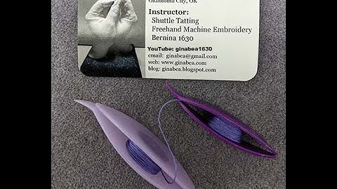 Loading tatting shuttle