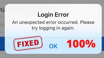 Facebook Login Error An Unexpected Error Occurred Please Try Logging in Again iPhone | iOS 16 | 2022