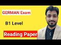 B1 German Exam| Reading Section Tips|