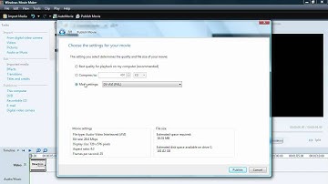 How to render HD Widescreen in Windows Movie Maker