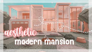 Bloxburg | 2 Story | Modern Aesthetic Family Mansion | house build