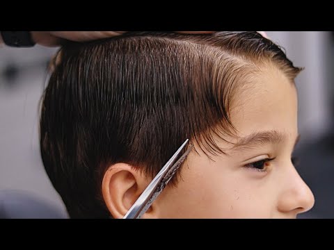 TUTORIAL FOR CHILDREN'S HAIR CUTTING WITH SCISSORS with Vitor Correia Barber