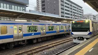 常磐線E531系K414 338M 普通上野行き土浦到着 2025/02/02