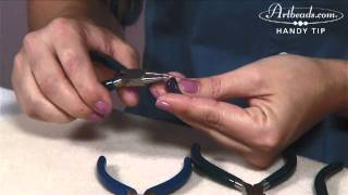 Artbeads.com Tutorial - Basic Wrapped Loop Technique