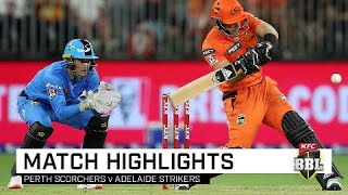 Adelaide out-class Scorchers despite Livingstone's six-frenzy | KFC BBL|09