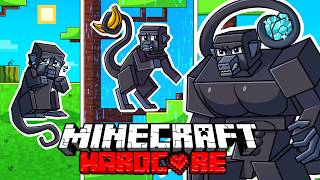 I Survived 1000 DAYS as a SPIDER MONKEY in HARDCORE Minecraft! - Monkey Adventures Compilation screenshot 1