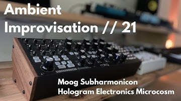Ambient Improvisation // 21 // Moog Subharmonicon // Hologram Electronics Microcosm