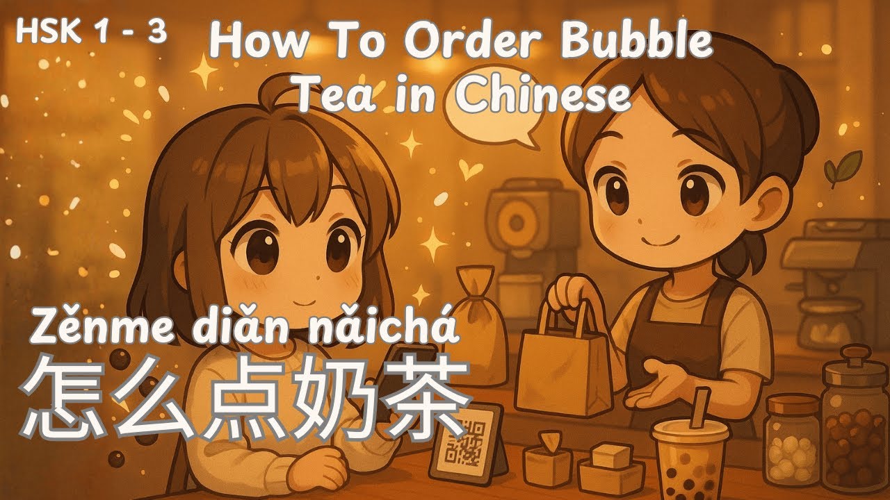 怎么点奶茶 | Zěnme diǎn nǎichá | Как заказать bubble tea | Chinese Podcast | HSK