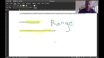 Lesson 3 - Range of Floating Point Numbers & Unicode