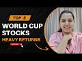 TOP STOCKS TO BUY DURING THIS WORLD CUP 2023 - INDIA VS PAKISTAN