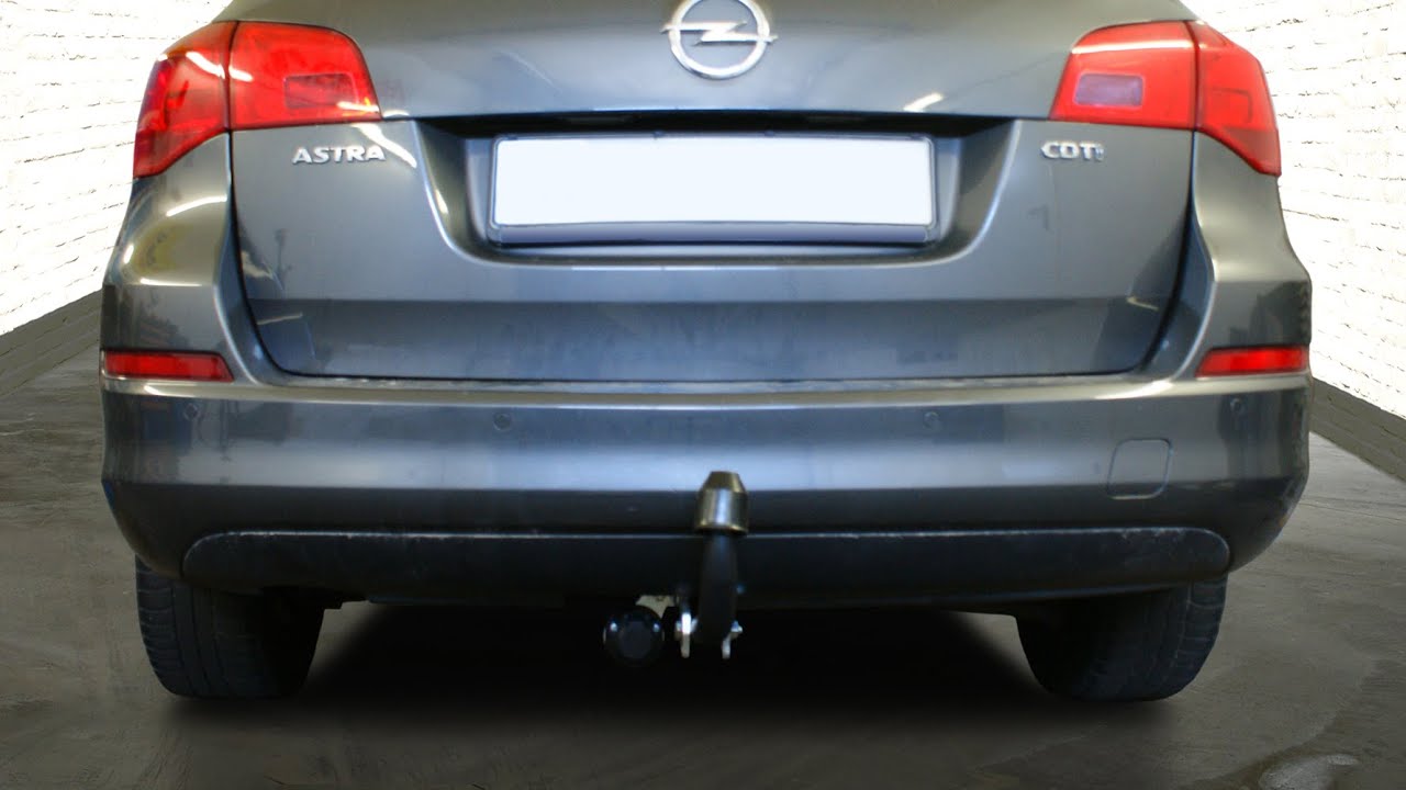 Anhangerkupplung Opel Astra J Kombi Starr Youtube