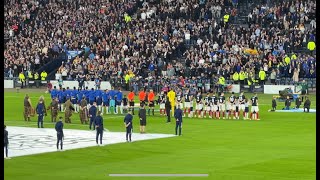 The National Anthems - Scotland 1 v 3 England, Hampden Park, Glasgow - Football - 12/09/2023