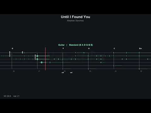 Until I Found You (Guitar Fingerstyle) - Stephen Sanchez