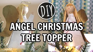 Angel Tree Topper Out of Recycled Materials Craft Tutorial | Christmas Craft Ideas | Craft Klatch