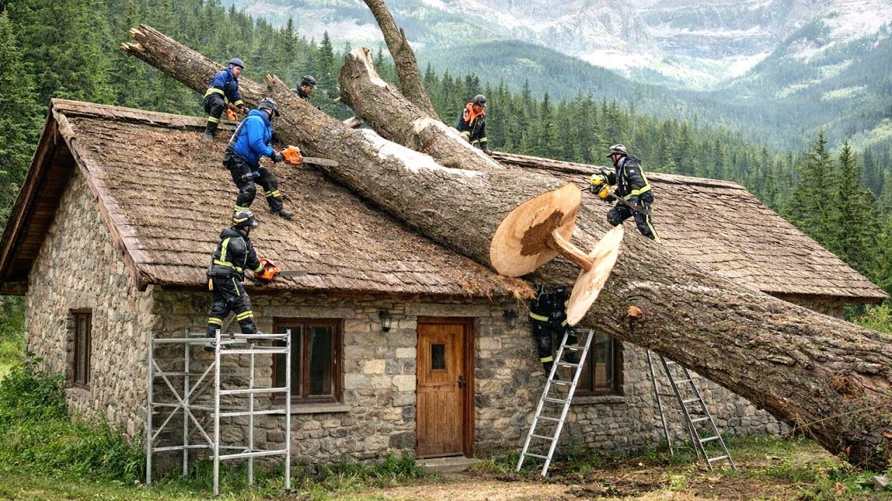 When Precision Fails: Extreme Logging Machines, Near Misses & Raw Timber Power