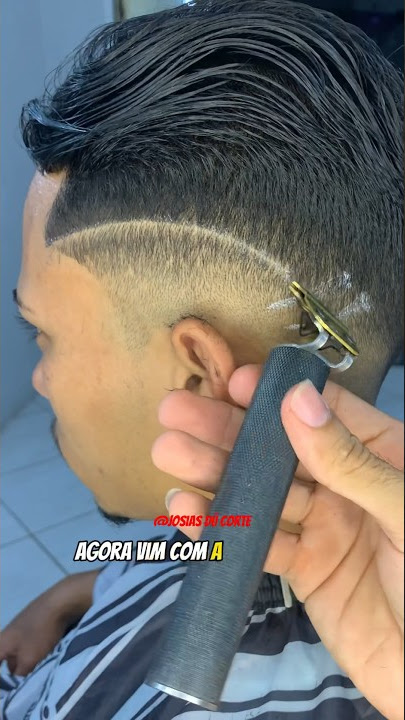 Corte em V disfarçado escuro💇🏻‍♂️✂️💈😉😎 - Iola's