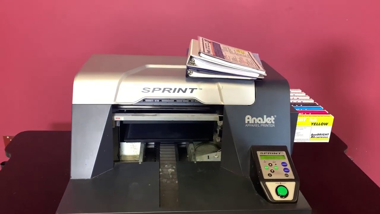 Lot #47: Anajet Sprint Direct to Garment Printer- Click Video! -