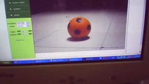Color-based object tracking system implemented on a track-vehicle robot. (Method2)