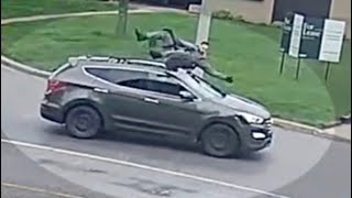 CAUGHT ON CAMERA:  York Police officer survives by being struck by a stolen vehicle by Toronto Sun 20,994 views 6 days ago 52 seconds