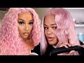 WATCH ME RECREATE | DOJA CAT PASTEL PINK HAIR + WAVES | Arnellarmon