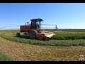 Mowing Crop Circles of Irrigated Alfalfa near Mountain Home Idaho