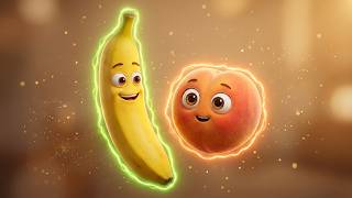 Animated banana peach talking video screenshot 2