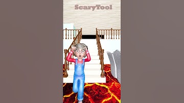 Nick got into bed without touching the ground in the Scary Teacher 3D #shorts