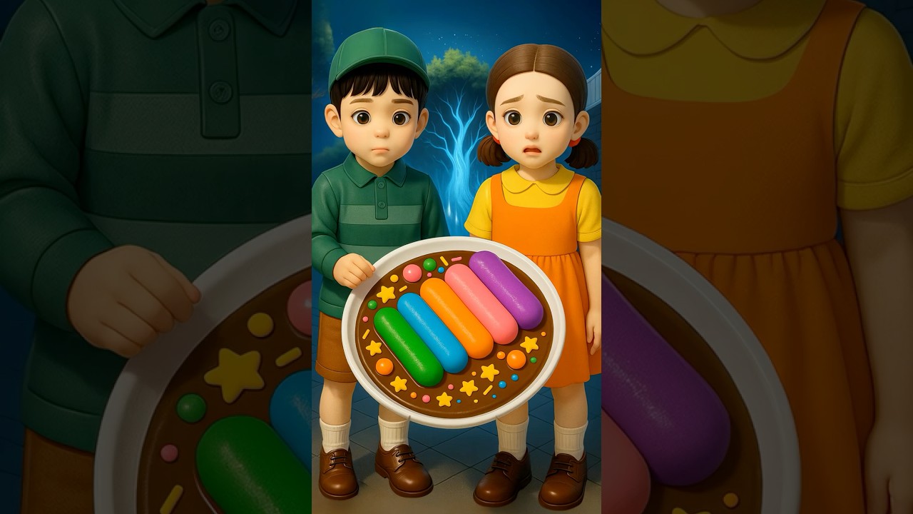 Squid Game AI Edible Slime ASMR #squidgame #squidgame2 #ai #asmr #slime #cute #cutebaby