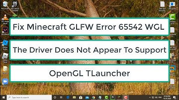 Fix Minecraft GLFW Error 65542 WGL | The Driver Does Not Appear To Support OpenGL | TLauncher