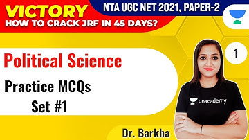NTA UGC NET 2021 | Political Science by Dr. Barkha | Practice MCQs Set #1