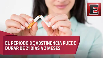 ¿Qué ocurre la primera semana después de dejar de fumar?