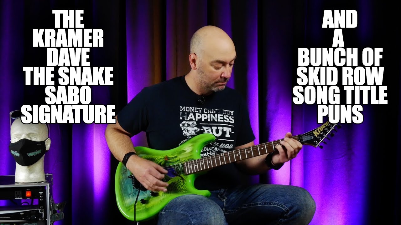 Introducing the Kramer Dave The Snake Sabo Signature model - YouTube