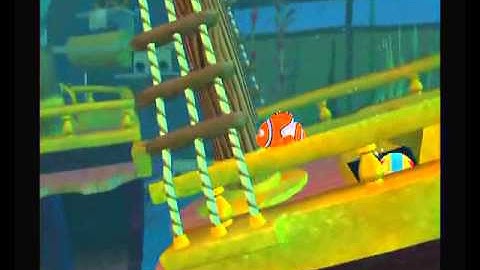 Cartoon Finding Nemo   Walkthrough   Part 13  Training With Gill