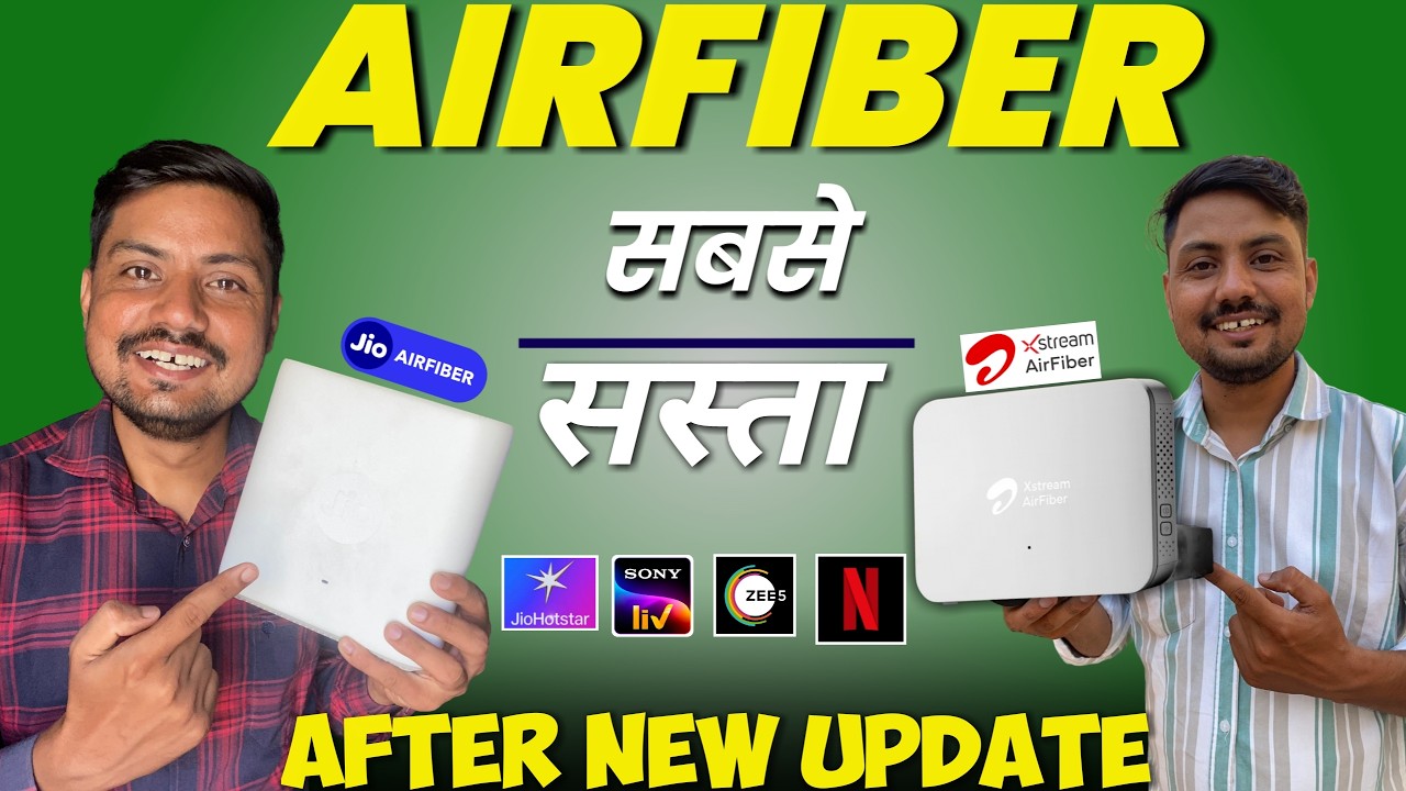 Jio AirFiber vs Airtel AirFiber | Best Offers, Speed & OTT Comparison 2026!