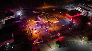 Westmont Diner  Fire #fire #drone #diner #djiair3s #newjersey #firetruck #fireengines