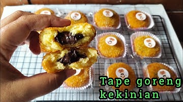 Resep olahan tape//tape goreng keju!! Crispy di luar lumer di dalam‼️