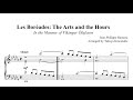 Rameau: The Arts and the Hours from "Les Bor&eacute;ades" (Piano Transcription)