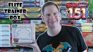 Scarlet & Violet 151 Elite Trainer Box Opening
