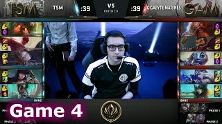 TSM vs Gigabyte Marines | Game 4 LoL MSI 2017 Play-In | TSM vs GAM G4 MSI 2017 screenshot 2