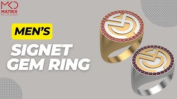 Crafting a  Signet Gem Men