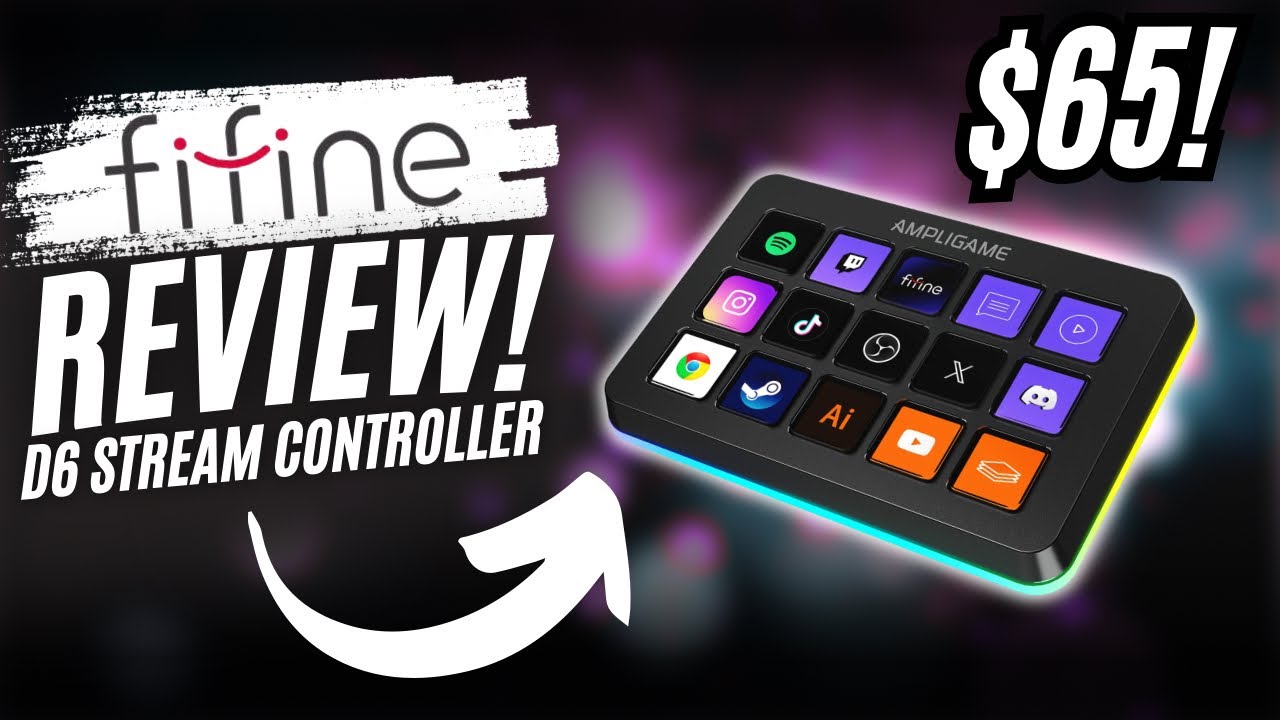 Is This The Best Budget Friendly Stream Deck Controller? The FiFine D6 Ampligame Stream Deck Review