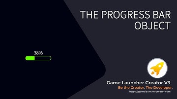 The Progress Bar Object in Game Launcher Creator V3