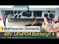 Connecter un onduleur de 5kw  une batterie lifepo4 de 512v guides solaires pour dbutants