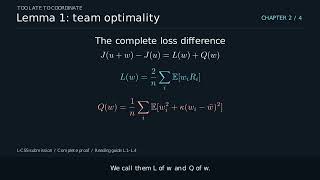 Team Optimality Explained: Lemma 1 | Too Late to Coordinate