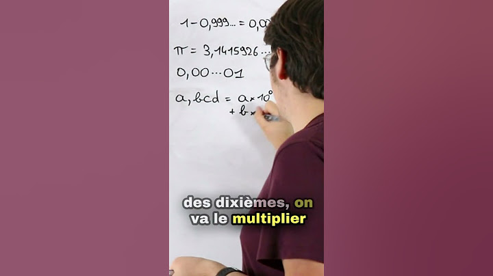 LA PREUVE QUE 1=0,999... - Démo N°5 #maths #preuve